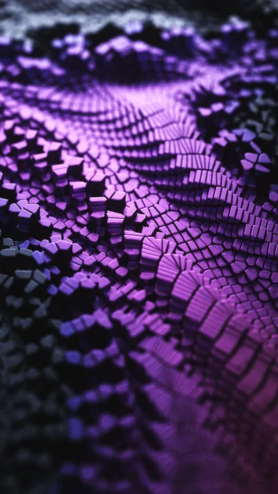 3D Black Purple Macro Surface Abstraction 4K HD Abstract Wallpapers