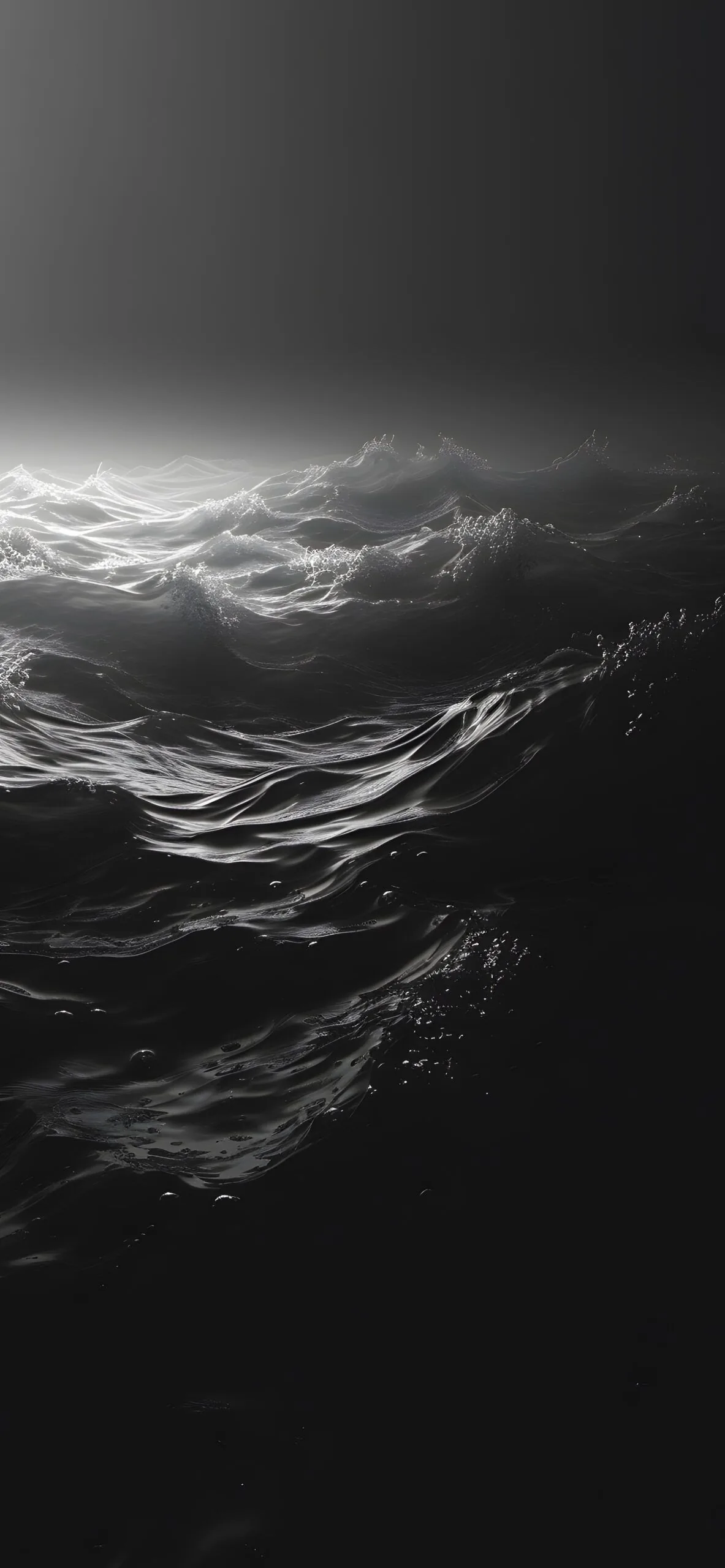 Black and White Waves Wallpapers 4k, HD Backgrounds