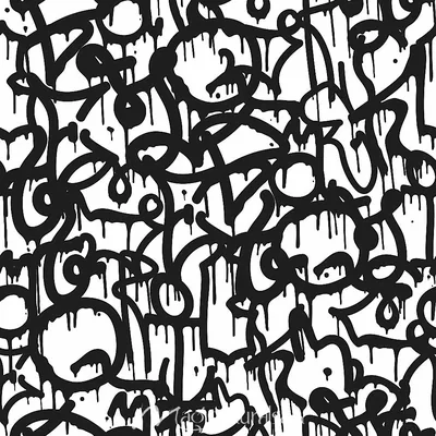 Black Graffiti Background