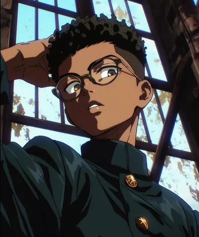 Black anime characters manga