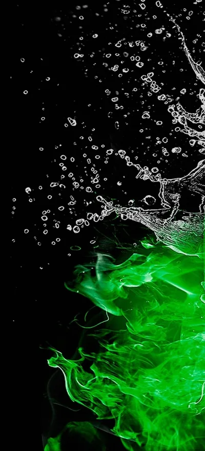 Green Liquid Wallpaper