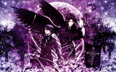 Cp Wallpapers Purple Black Anime