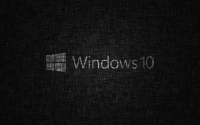 Windows 10 Logo on Dark Canvas HD Wallpaper
