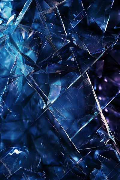 Blue Crystal Shards Wallpaper