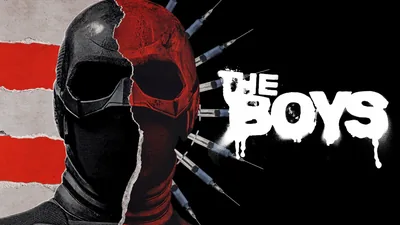 The Boys Split Mask with Logo HD Wallpaper