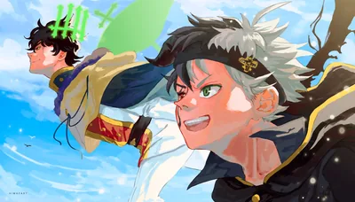 Wallpaper yuno, Black Clover, Asta for mobile and desktop, section, resolution
