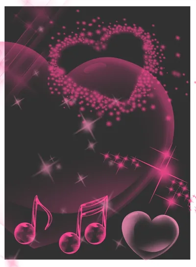 Pink and Black Wallpaper