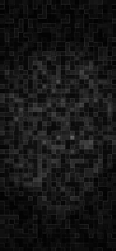 Black Mosaic Tile Grid HD Phone Wallpaper