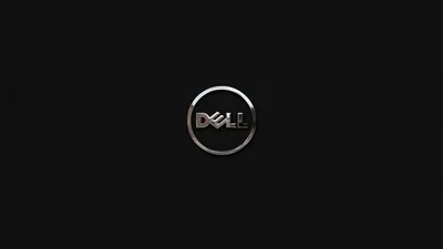 Dell Logo on Black Leather Surface
