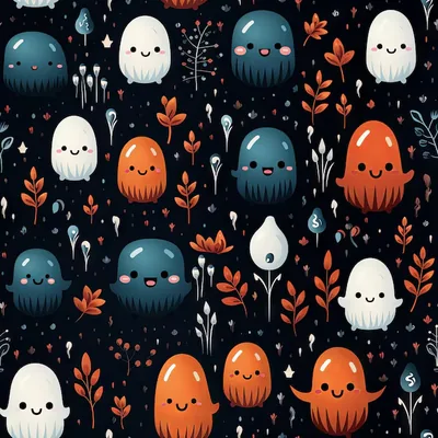 Black Cute Halloween Wallpapers