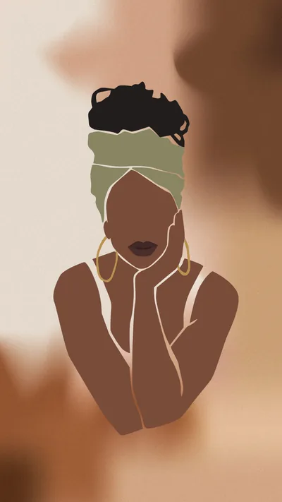 Black Woman Wallpaper for iPhone