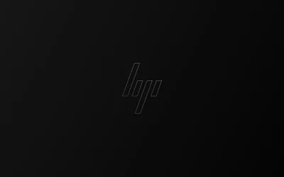 Hp Logo Black 8k 4K, HD 4k Wallpapers, Images, Backgrounds
