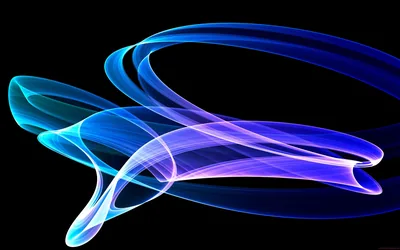 Neon Wallpaper Abstract Blue Background