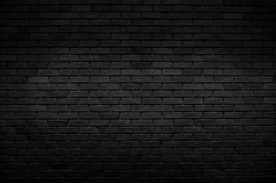 Black Brick Wall Fading at the Corners HD Wallpaper