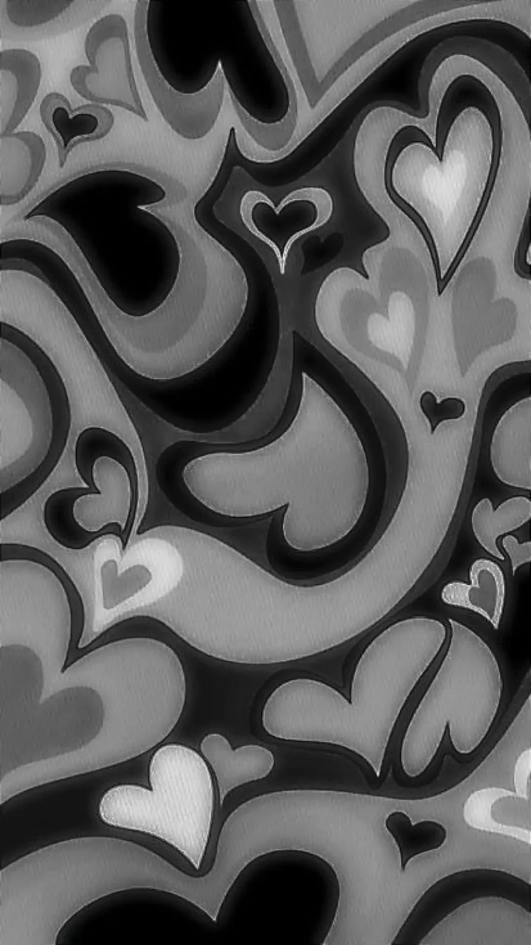 Aesthetic Heart Black Wallpapers