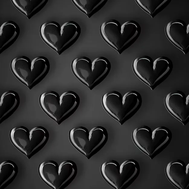 Black Hearts Wallpaper Pictures