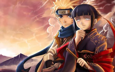 Young Naruto and Hinata Together HD Wallpaper