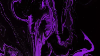 Dark Purple Black Paint Liquid Stains 4K HD Abstract Wallpapers