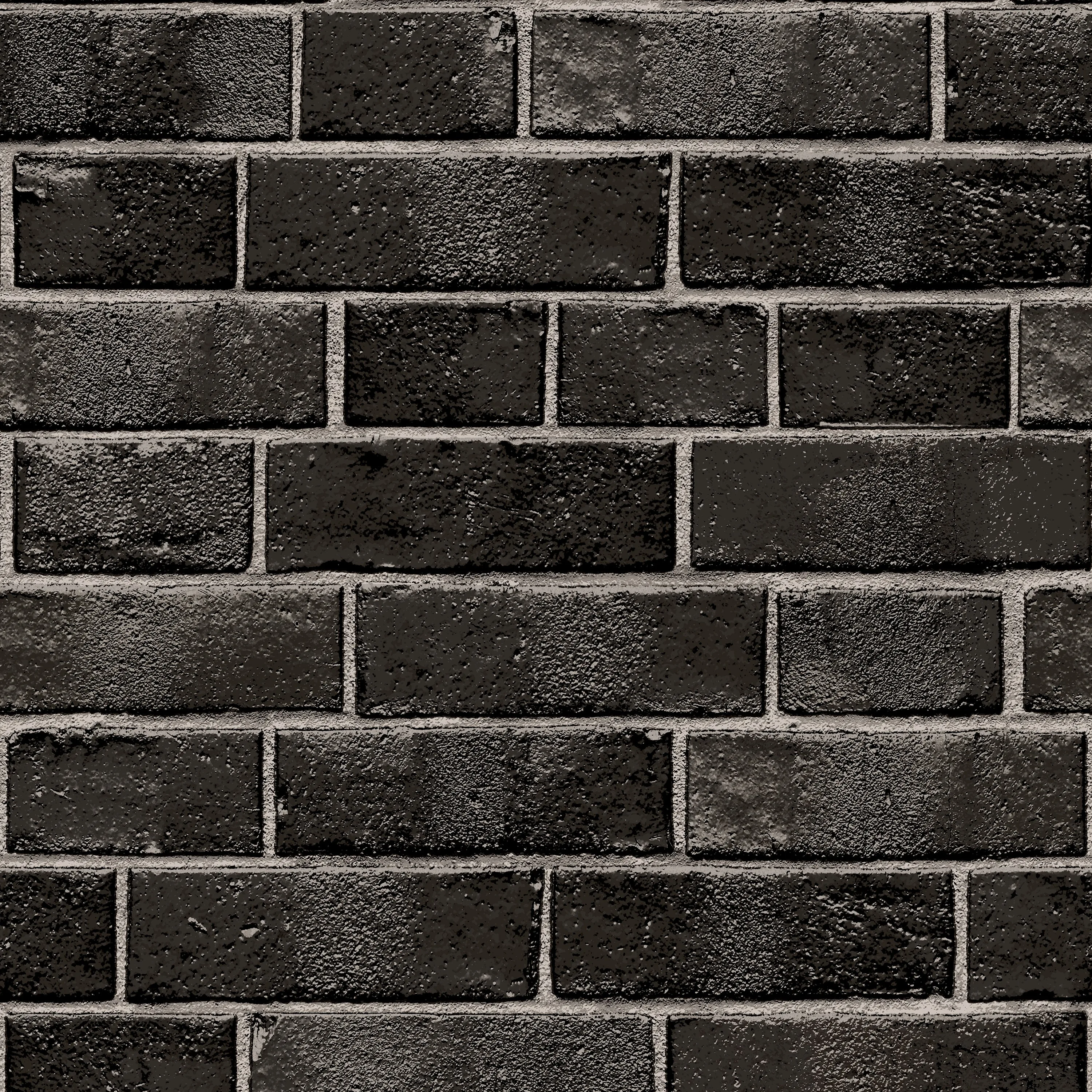 HD Black Brick Desktop Background
