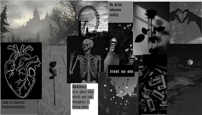Black themed pc wallpaper