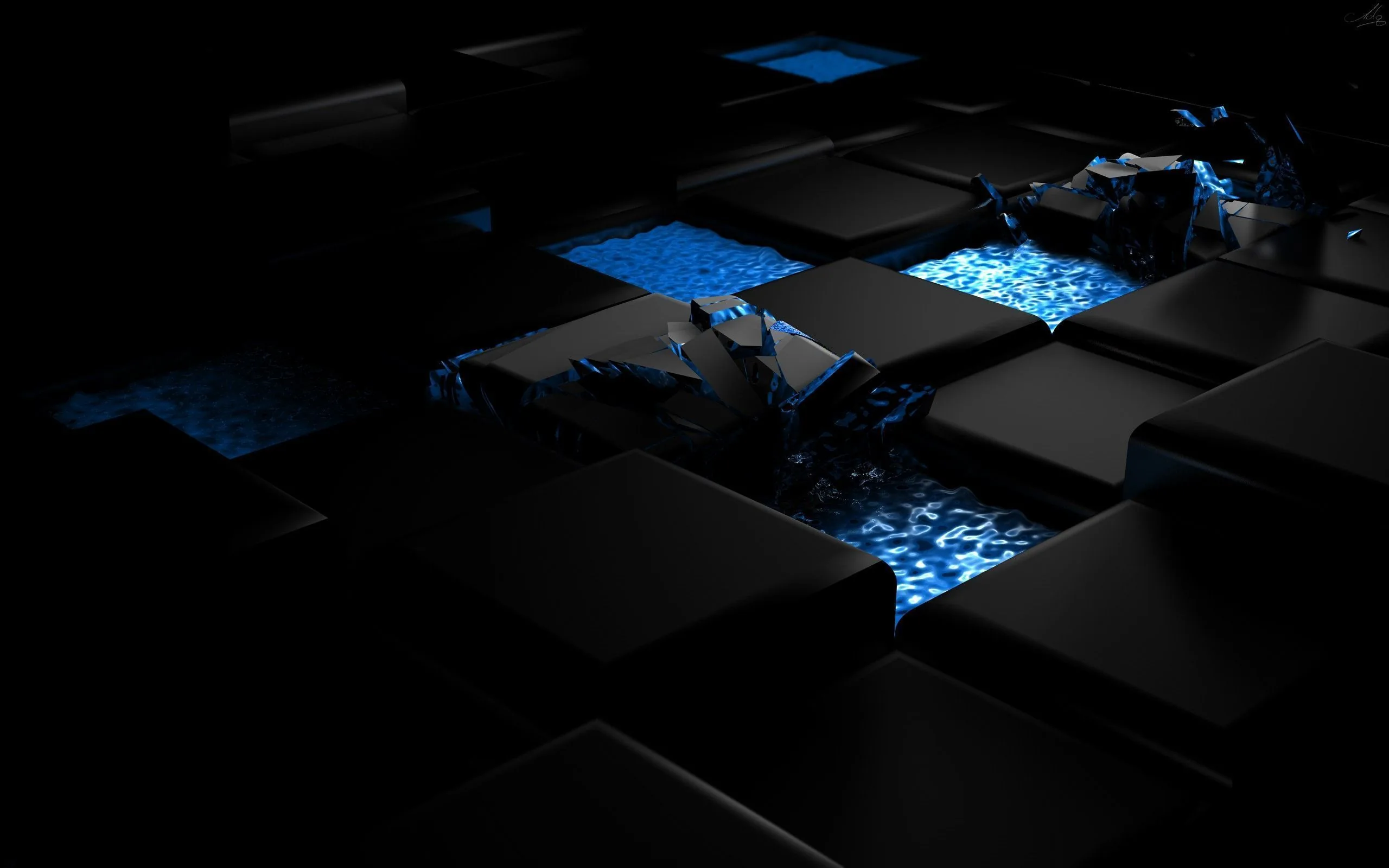 Blue Abstract Wallpaper Hd 1080p