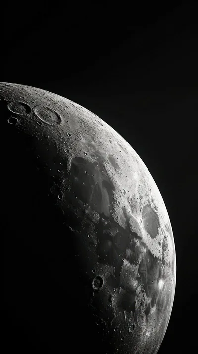 Black and White Moon Wallpapers 4k, HD Backgrounds