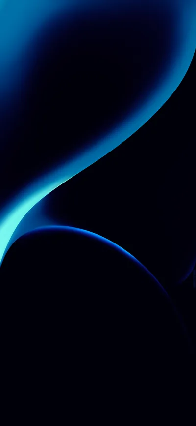 Abstract Blue and Black Gradient Lines Digital Illustration