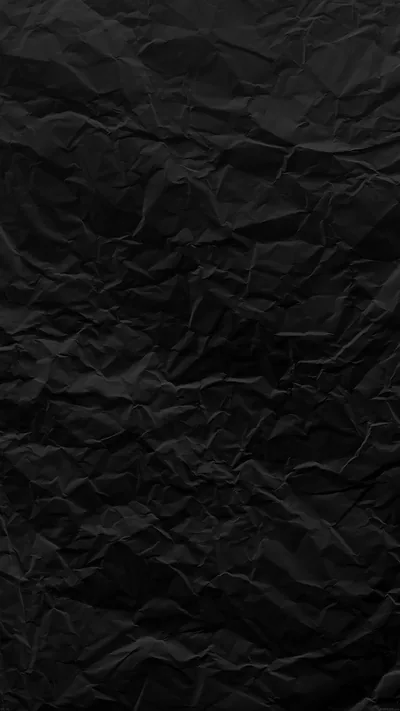 Crumpled Black Paper Texture HD Phone Wallpaper