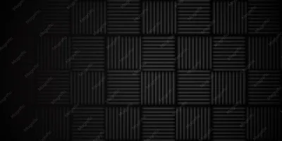 Black acoustic wall sound studio wall panels recording studio backdrop