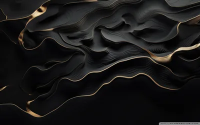 Modern Black Wallpaper Widescreen Premium Vector
