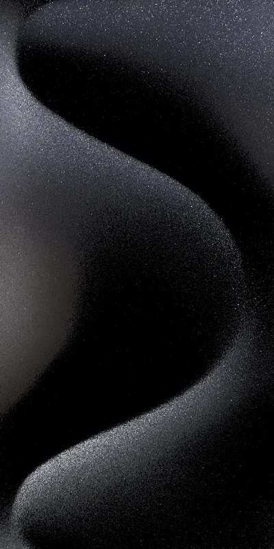 Black Abstract Curves for iPhone 15 Pro Max HD Wallpaper