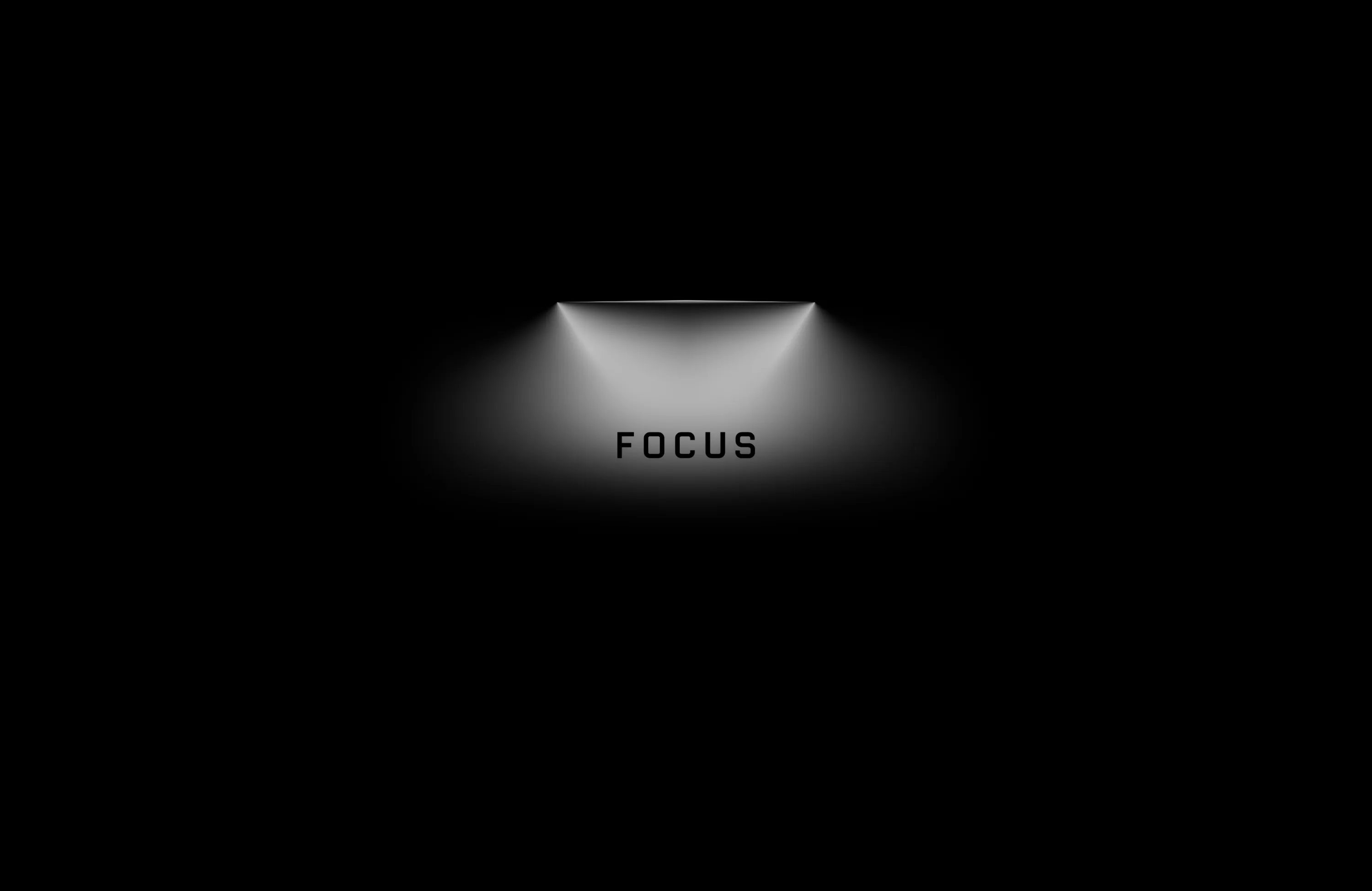 Focus Black Wallpaper, HD Typography Wallpapers, 4k Wallpapers, Images