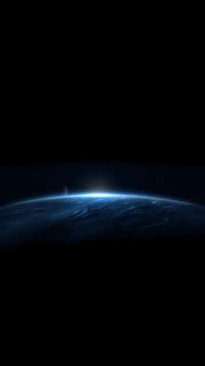 Sunrise Over the Curve of Earth HD Phone Wallpaper