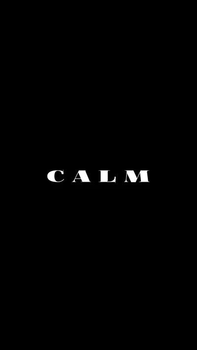 wallpaper calm, word, inscription, text, bw hd background