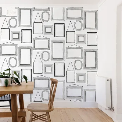 Wallpaper Room Black And White