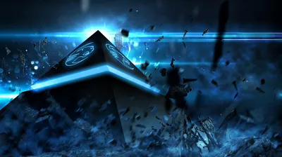 Blue Game Wallpaper
