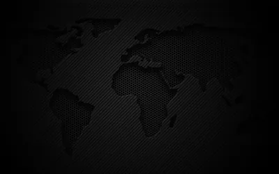World Map Cut from Dark Mesh HD Wallpaper