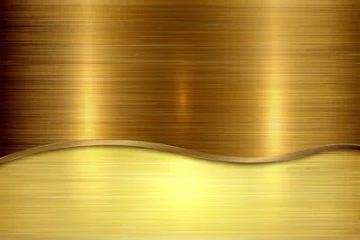 Gold Brushed Metal Plate HD Wallpaper