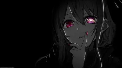 looking at viewer, black background, monochrome, selective coloring