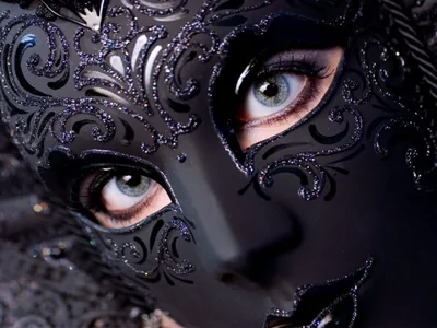 HD Wallpaper Enigmatic Beauty Behind the Mask
