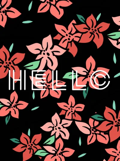 Cute phone wallpaper black floral wallpapers
