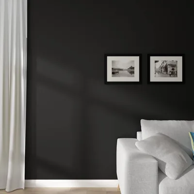Decotalk Black Wallpaper Peel and Stick Black Wallpaper for Bedroom Self Adh