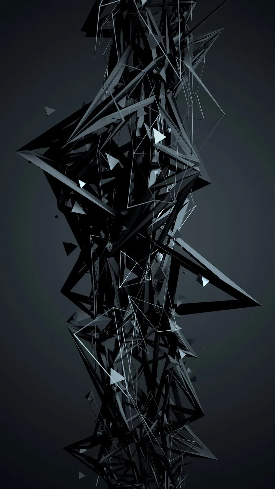 Unique Black Wallpaper Design Material Design 048, Abstract, Black