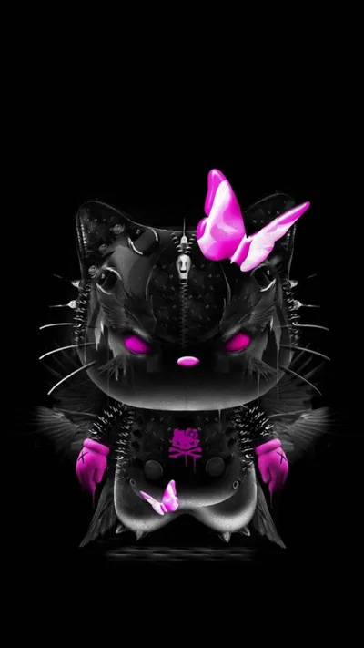 Top Black Hello Kitty Wallpaper Full HD, 4K Free to Use
