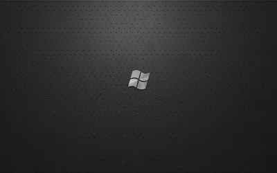 Windows Logo Wallpaper Black