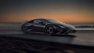 Lamborghini Huracan Black Wallpaper and Background