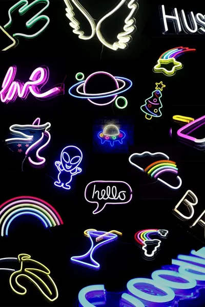 Neon wallpaper ideas