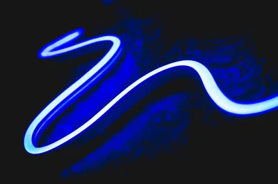 Blue Neon Wallpaper Hd