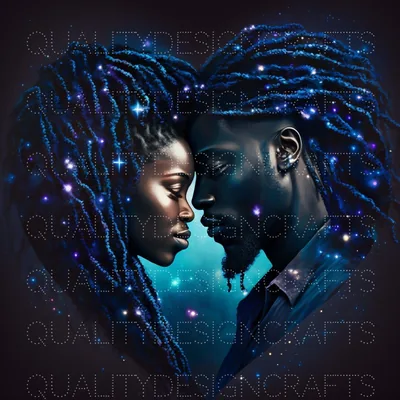 Black king and queen beautiful black love magic melanin black