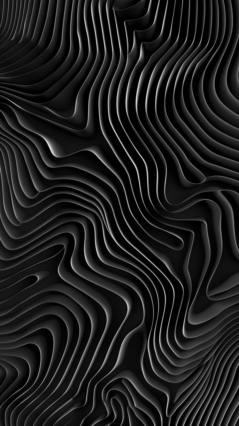 Abstract Black Lines Wallpaper
